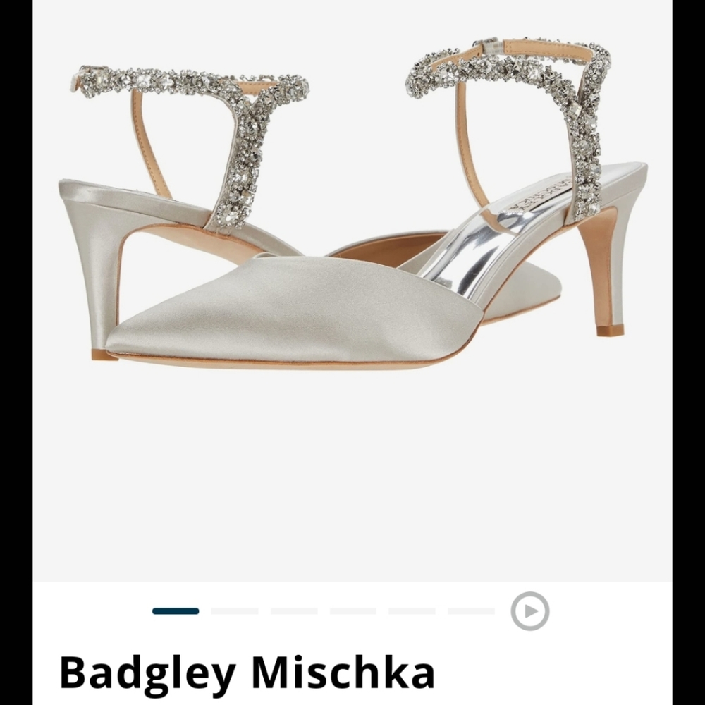 Wedding shoes Badgley mischka